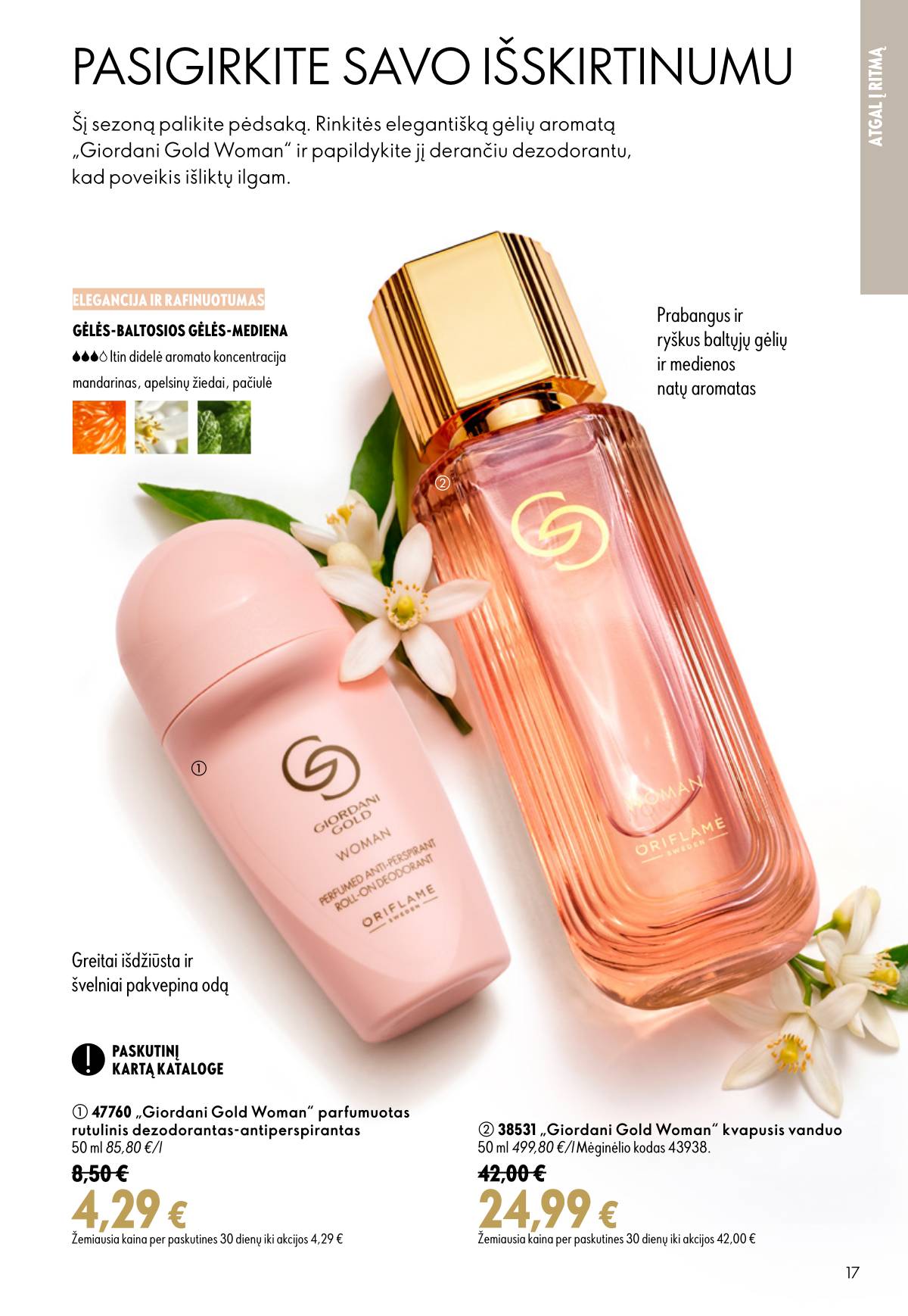 Oriflame - Oriflame akcijų katalogas 17 puslapis