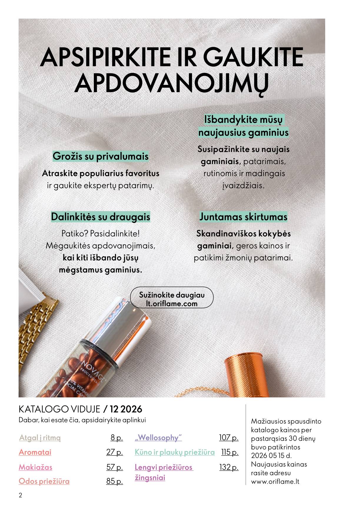 Oriflame - Oriflame akcijų katalogas 2 puslapis