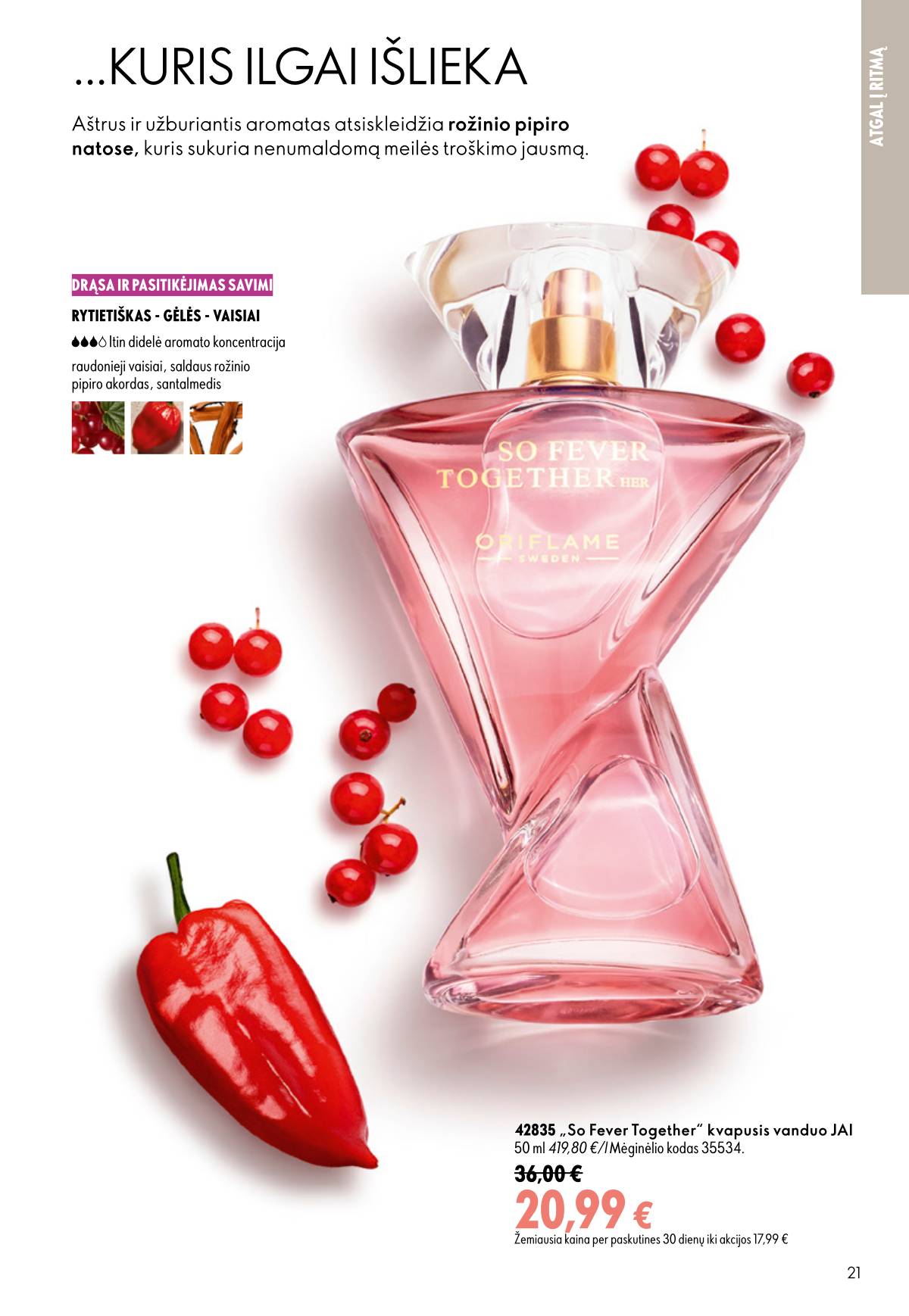 Oriflame - Oriflame akcijų katalogas 21 puslapis