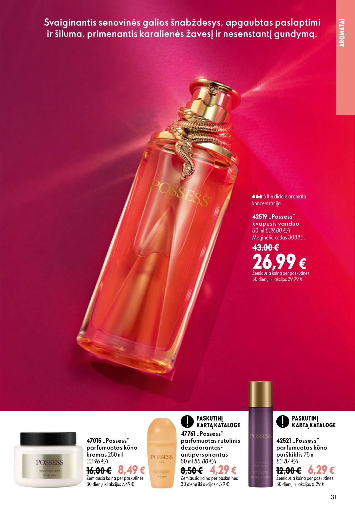 Oriflame - Oriflame akcijų katalogas 31 puslapis