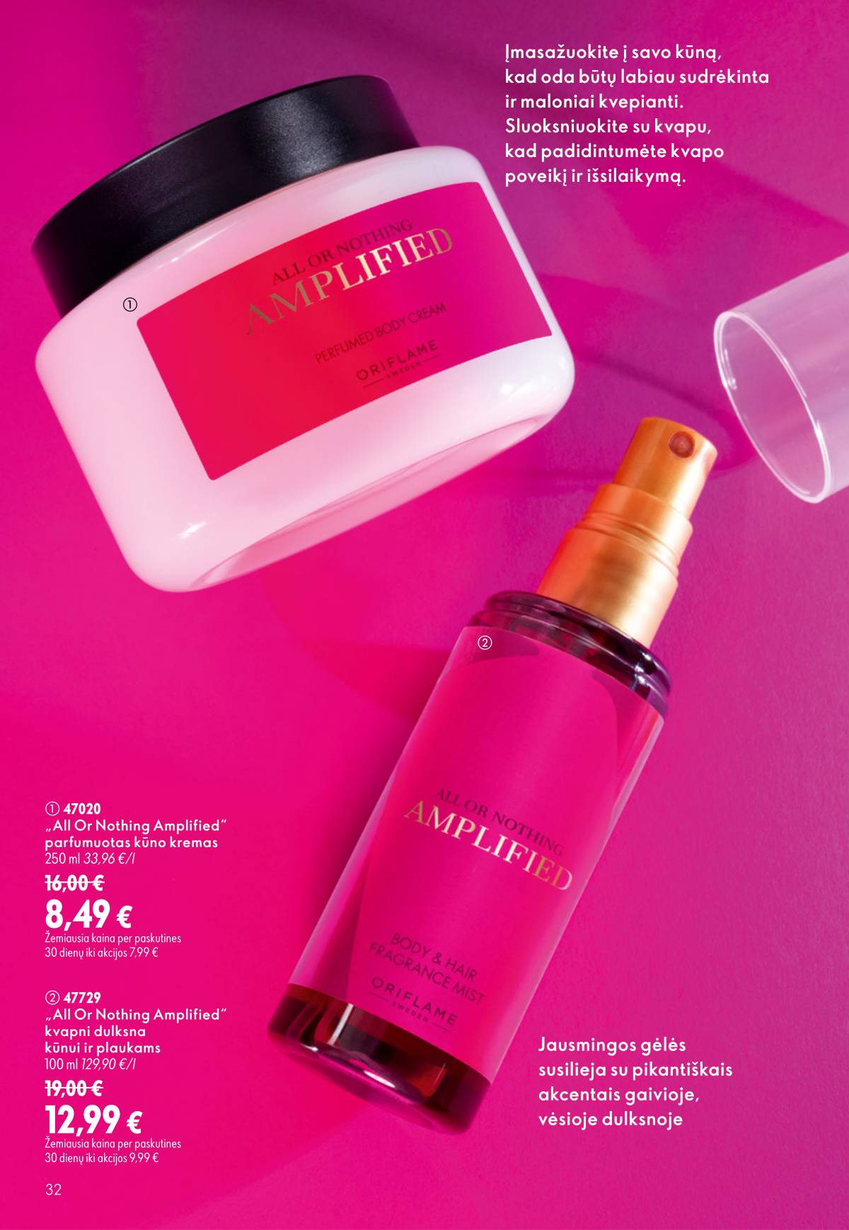 Oriflame - Oriflame akcijų katalogas 32 puslapis