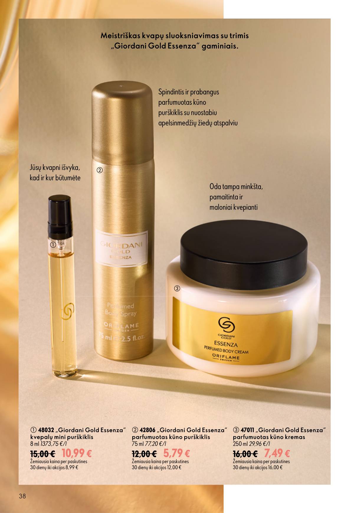 Oriflame - Oriflame akcijų katalogas 38 puslapis