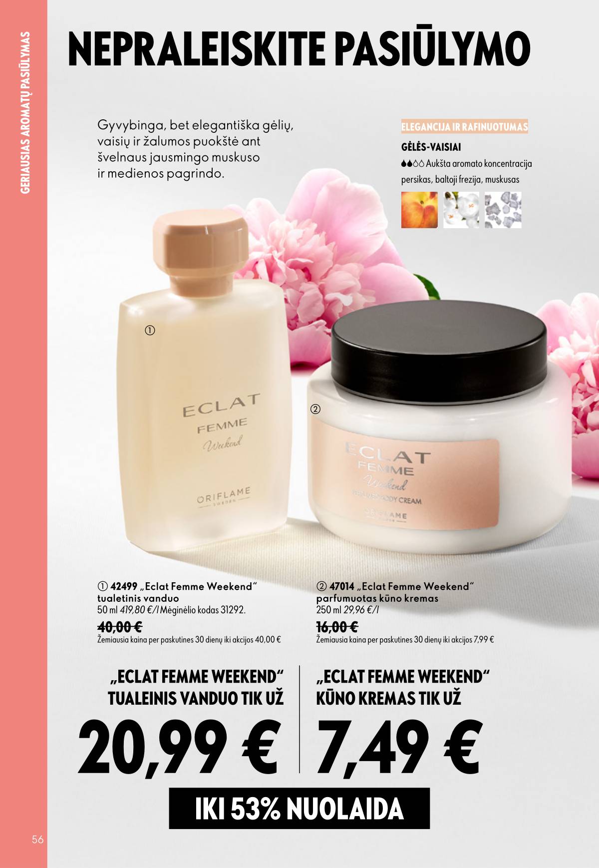 Oriflame - Oriflame akcijų katalogas 56 puslapis