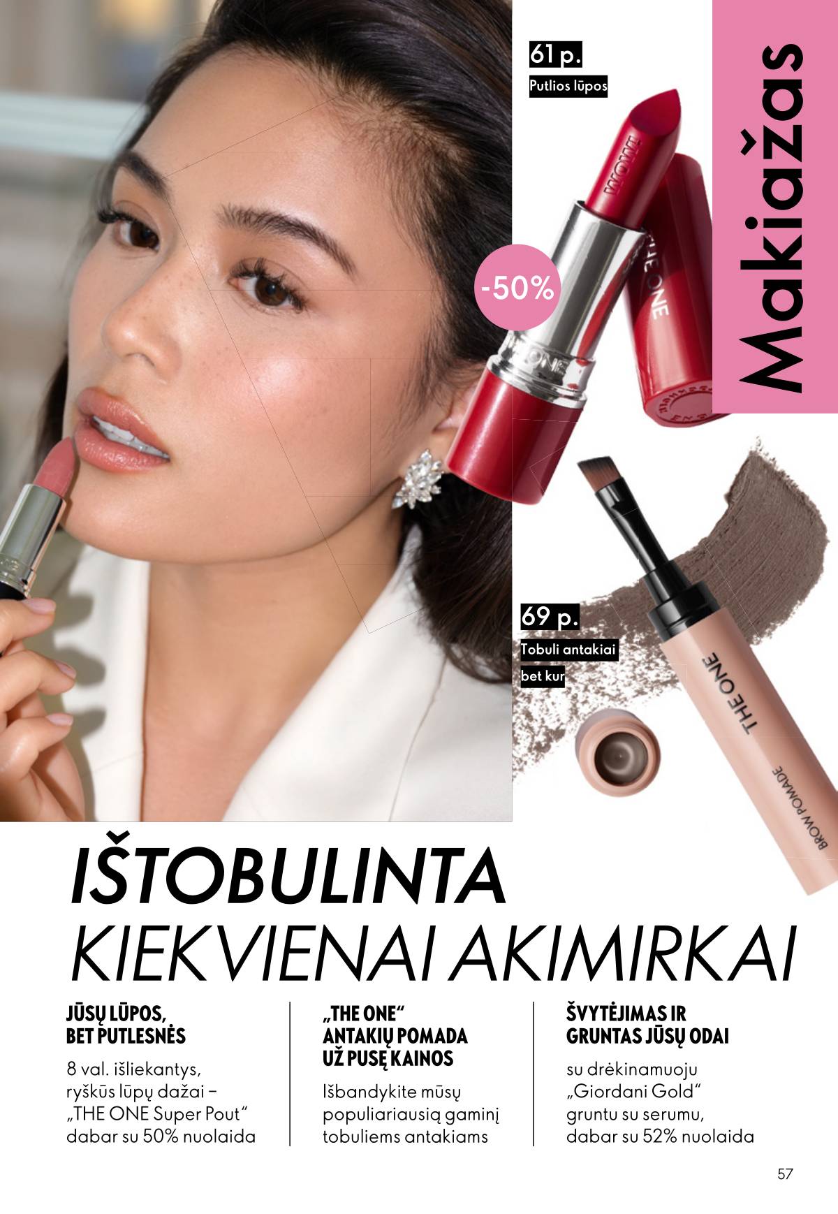 Oriflame - Oriflame akcijų katalogas 57 puslapis