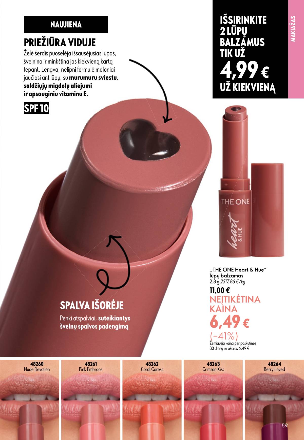 Oriflame - Oriflame akcijų katalogas 59 puslapis