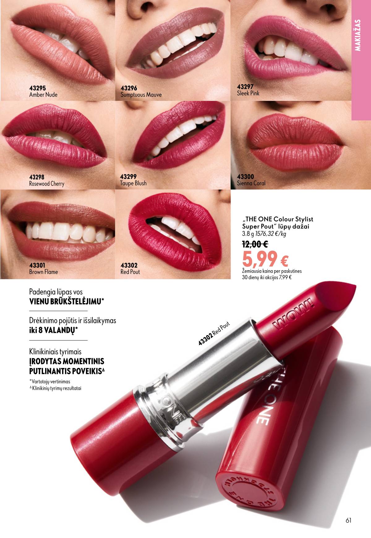 Oriflame - Oriflame akcijų katalogas 61 puslapis