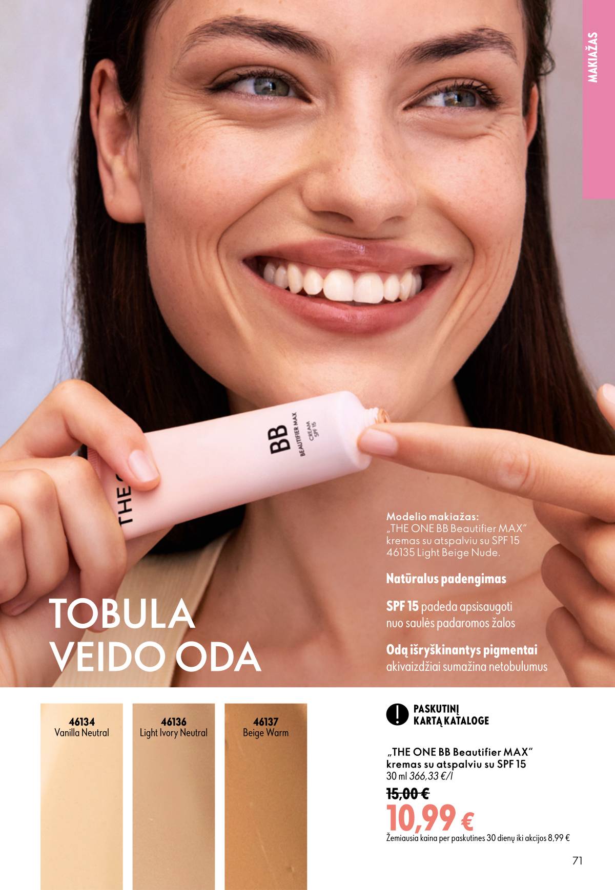 Oriflame - Oriflame akcijų katalogas 71 puslapis