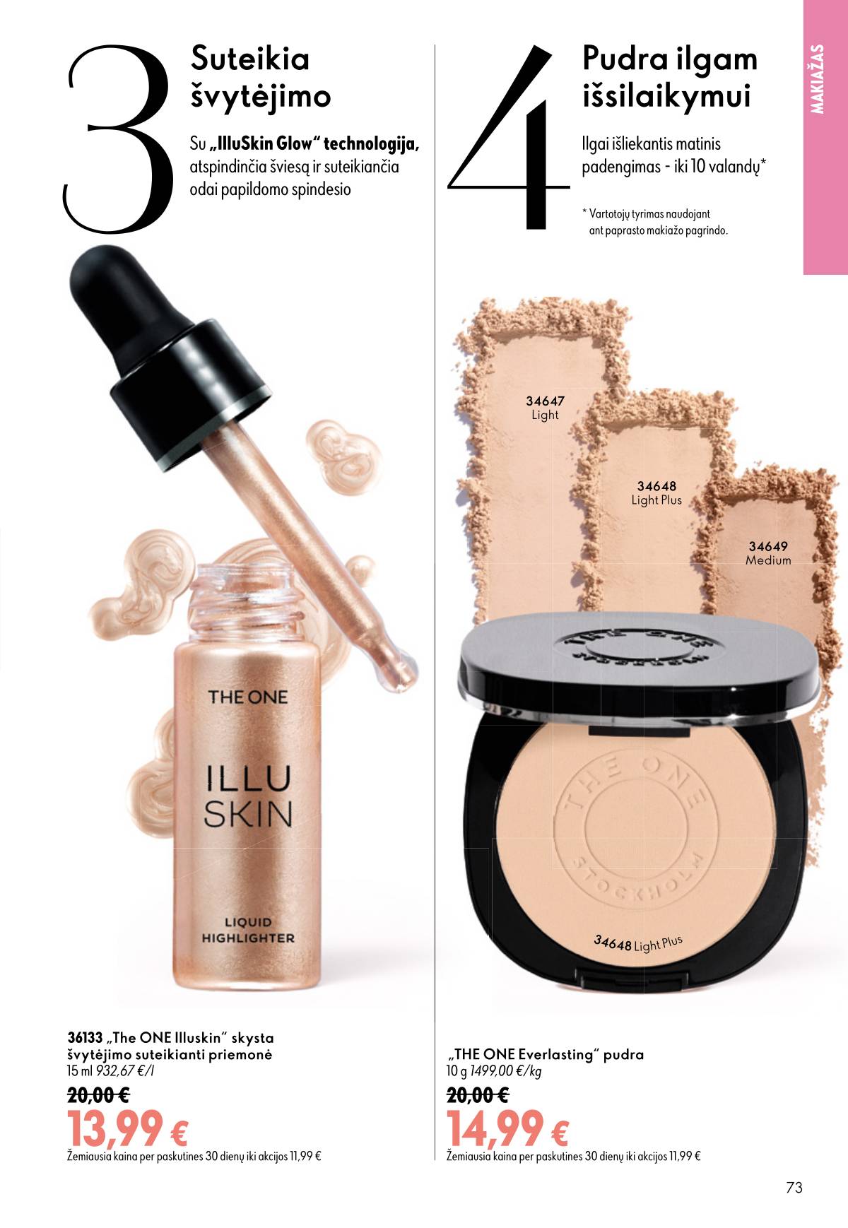 Oriflame - Oriflame akcijų katalogas 73 puslapis