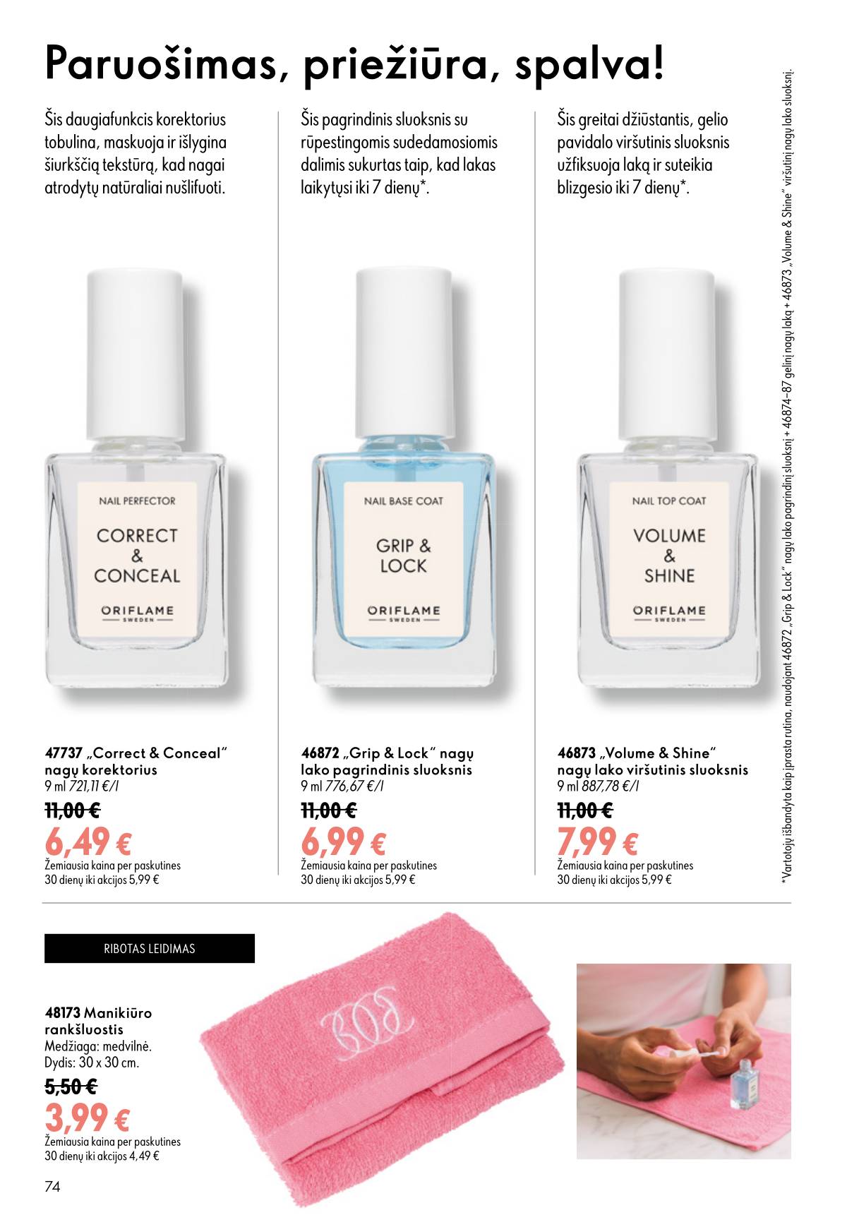 Oriflame - Oriflame akcijų katalogas 74 puslapis