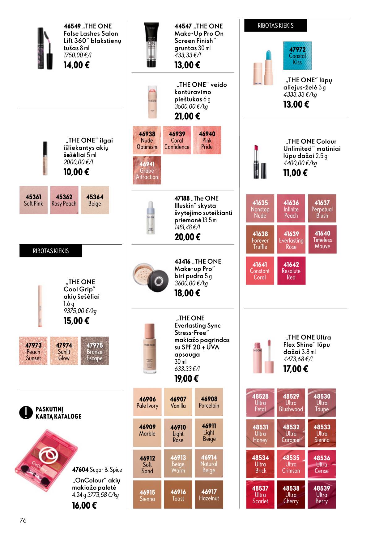 Oriflame - Oriflame akcijų katalogas 76 puslapis