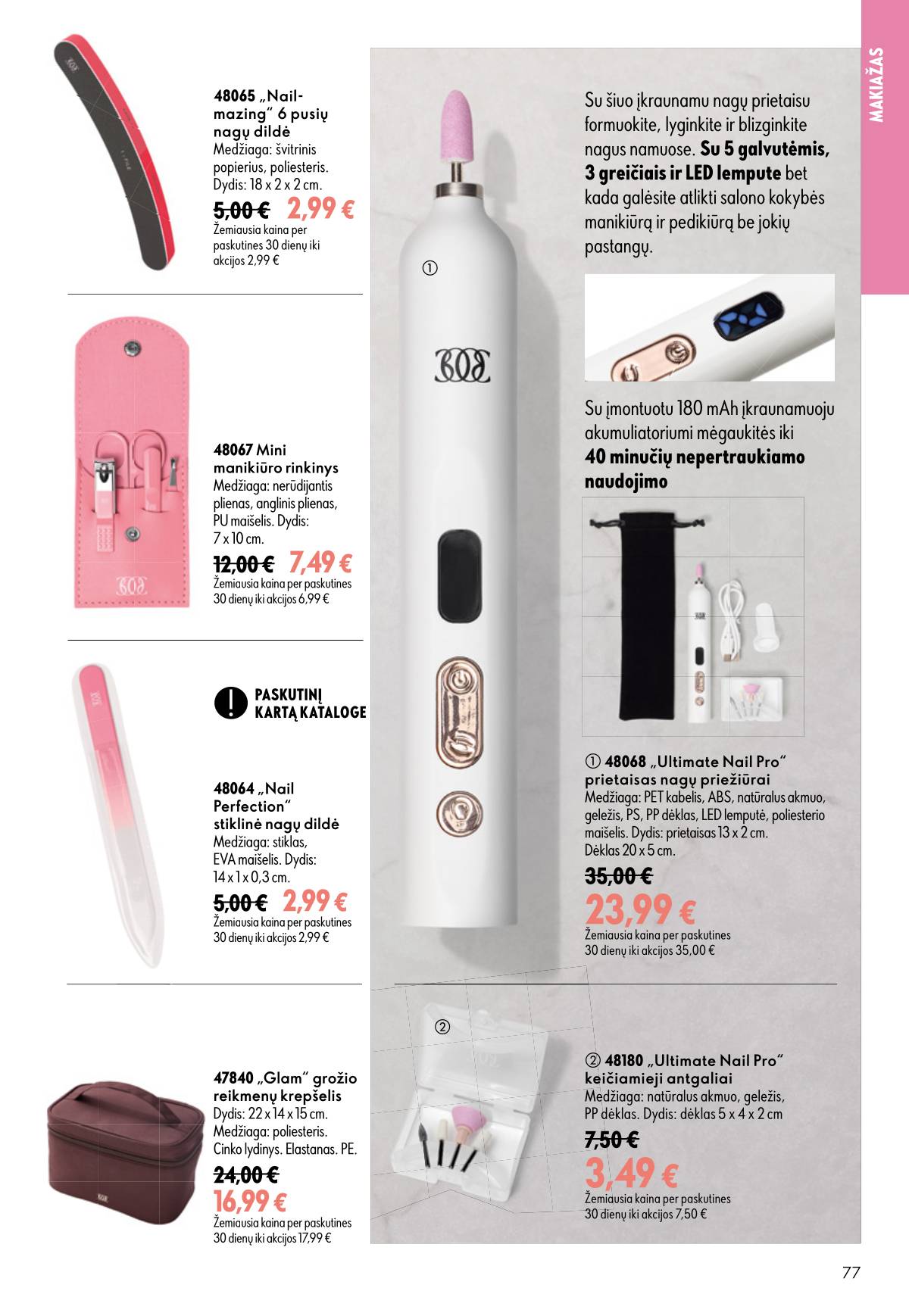 Oriflame - Oriflame akcijų katalogas 77 puslapis