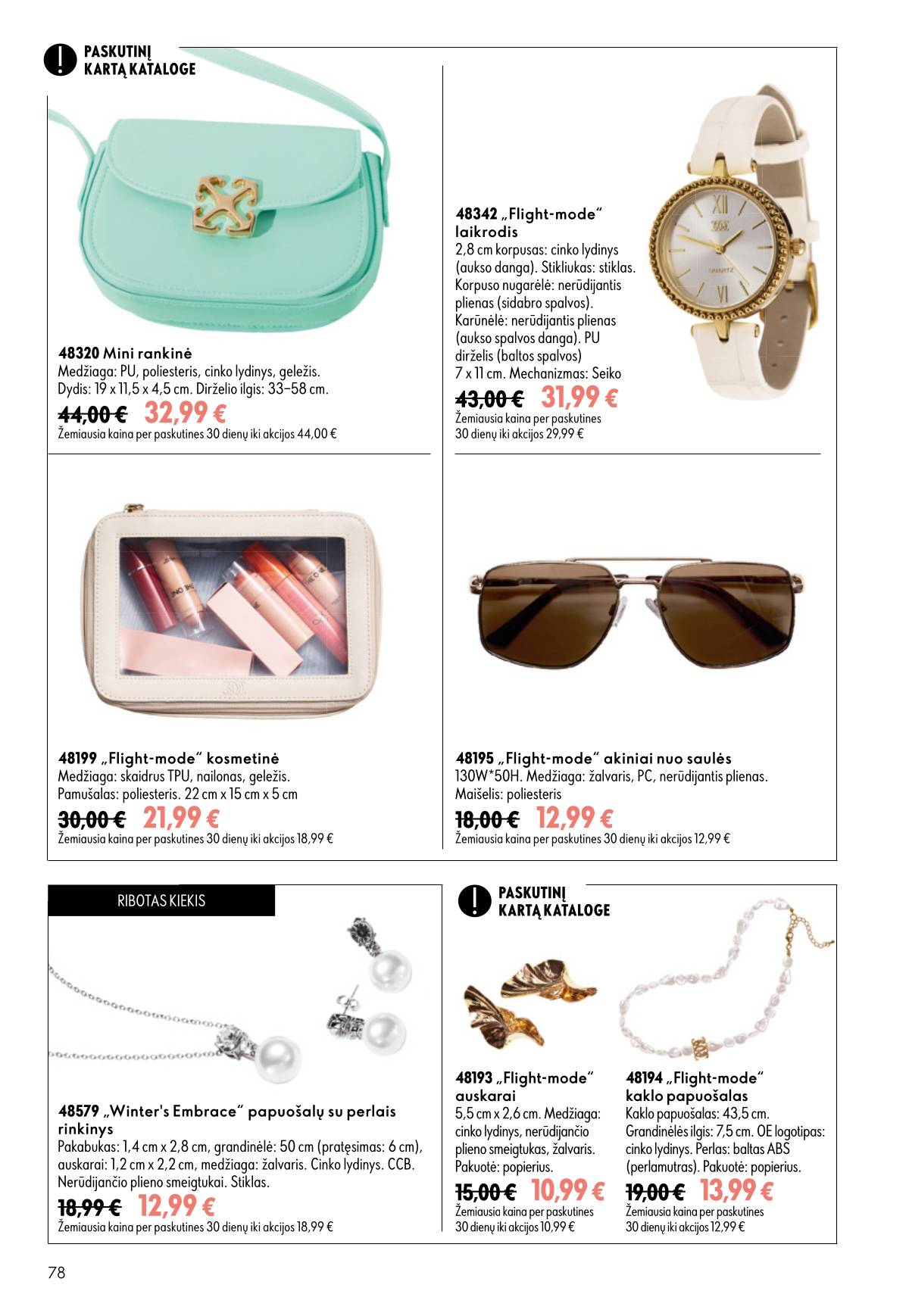 Oriflame - Oriflame akcijų katalogas 78 puslapis