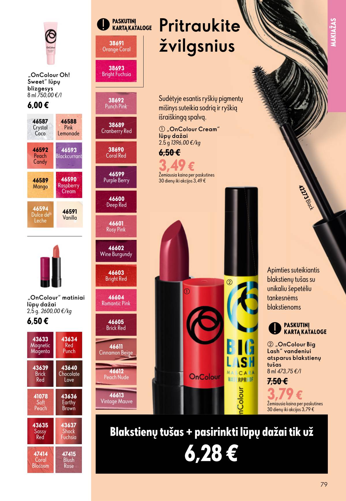 Oriflame - Oriflame akcijų katalogas 79 puslapis