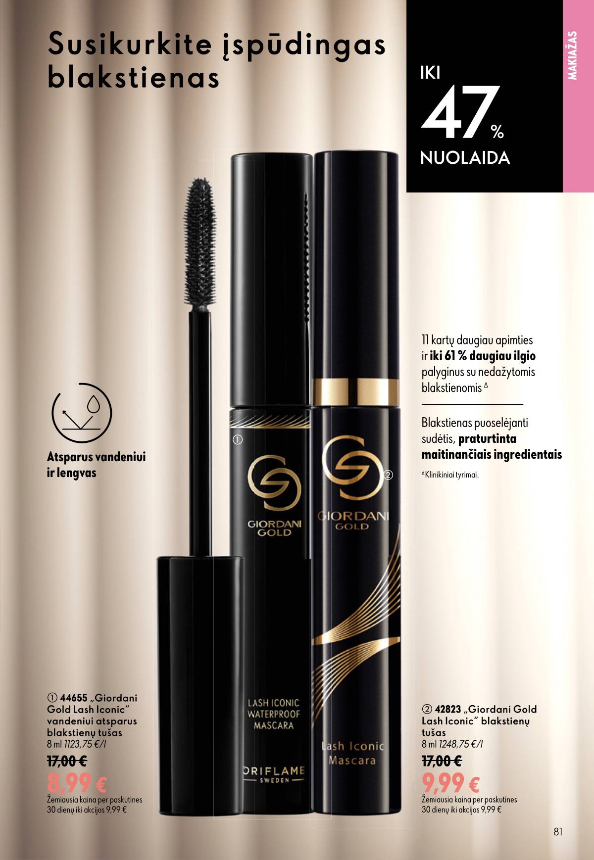 Oriflame - Oriflame akcijų katalogas 81 puslapis