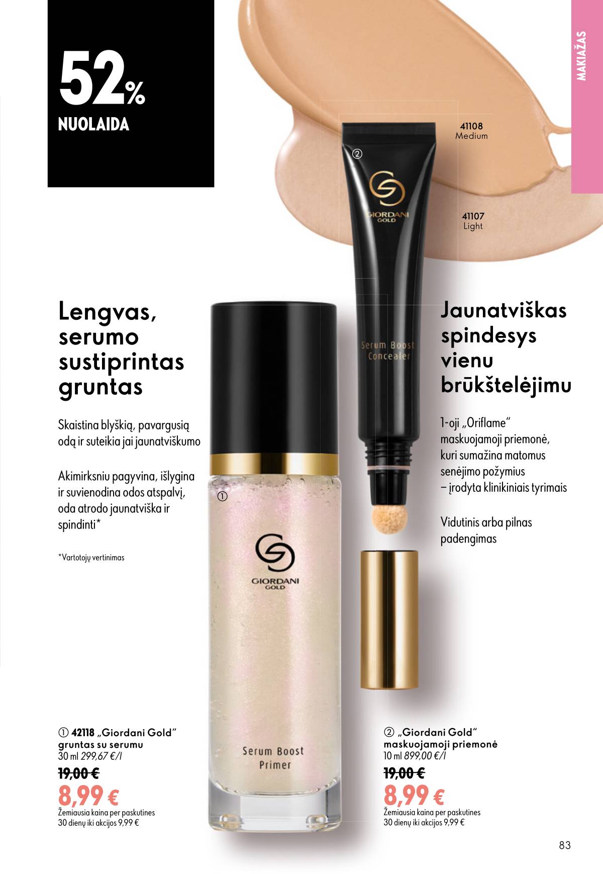 Oriflame - Oriflame akcijų katalogas 83 puslapis