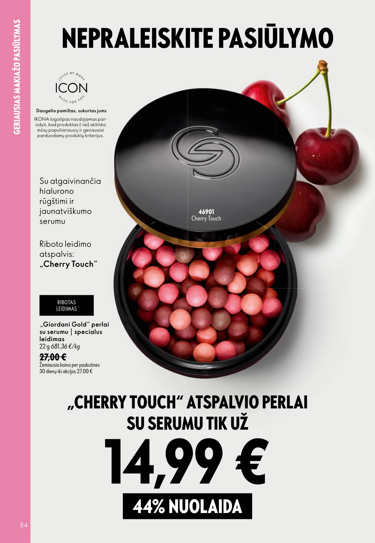 Oriflame - Oriflame akcijų katalogas 84 puslapis