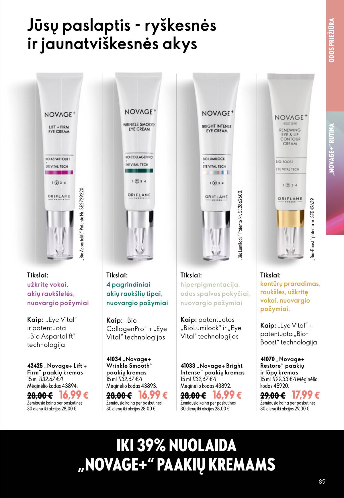 Oriflame - Oriflame akcijų katalogas 89 puslapis