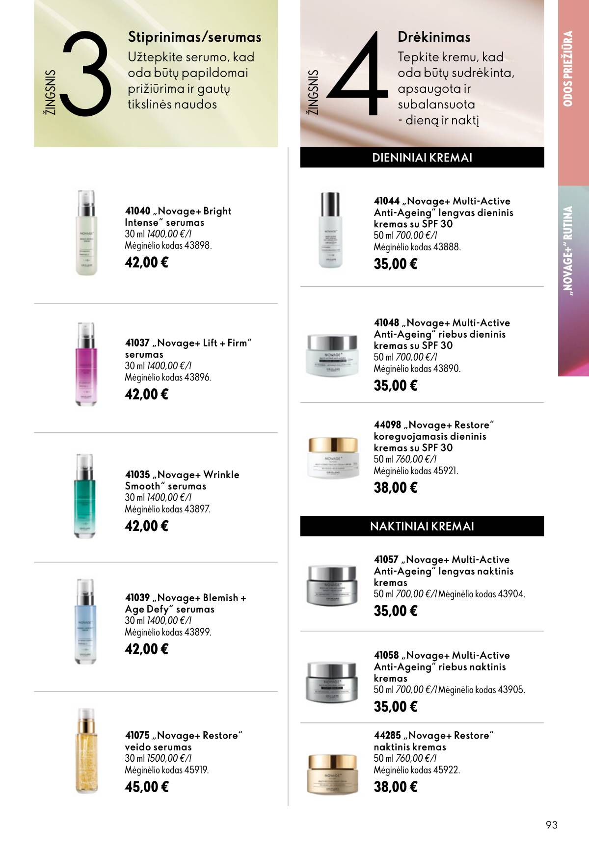Oriflame - Oriflame akcijų katalogas 93 puslapis