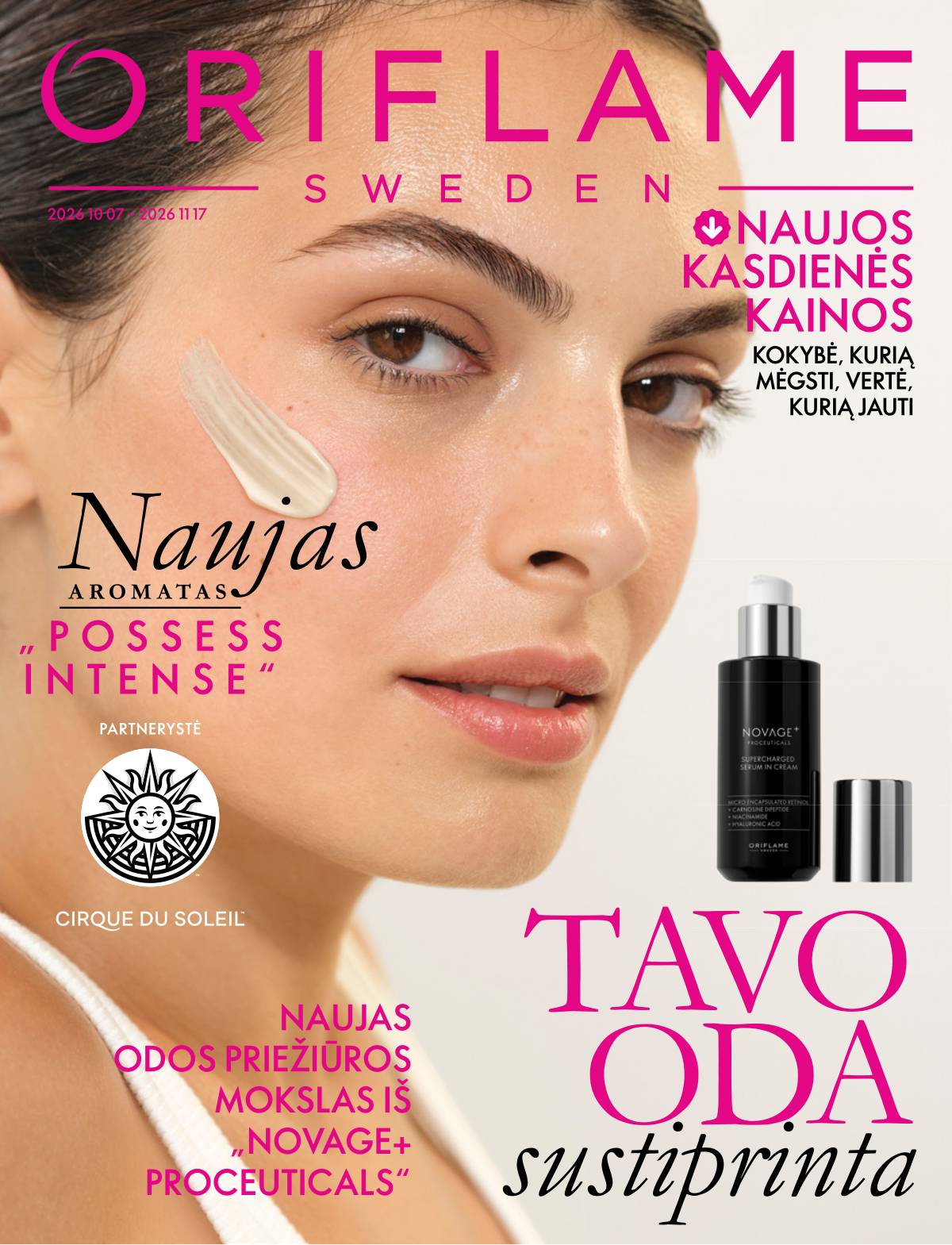 Oriflame - Oriflame akcijų katalogas 1 puslapis