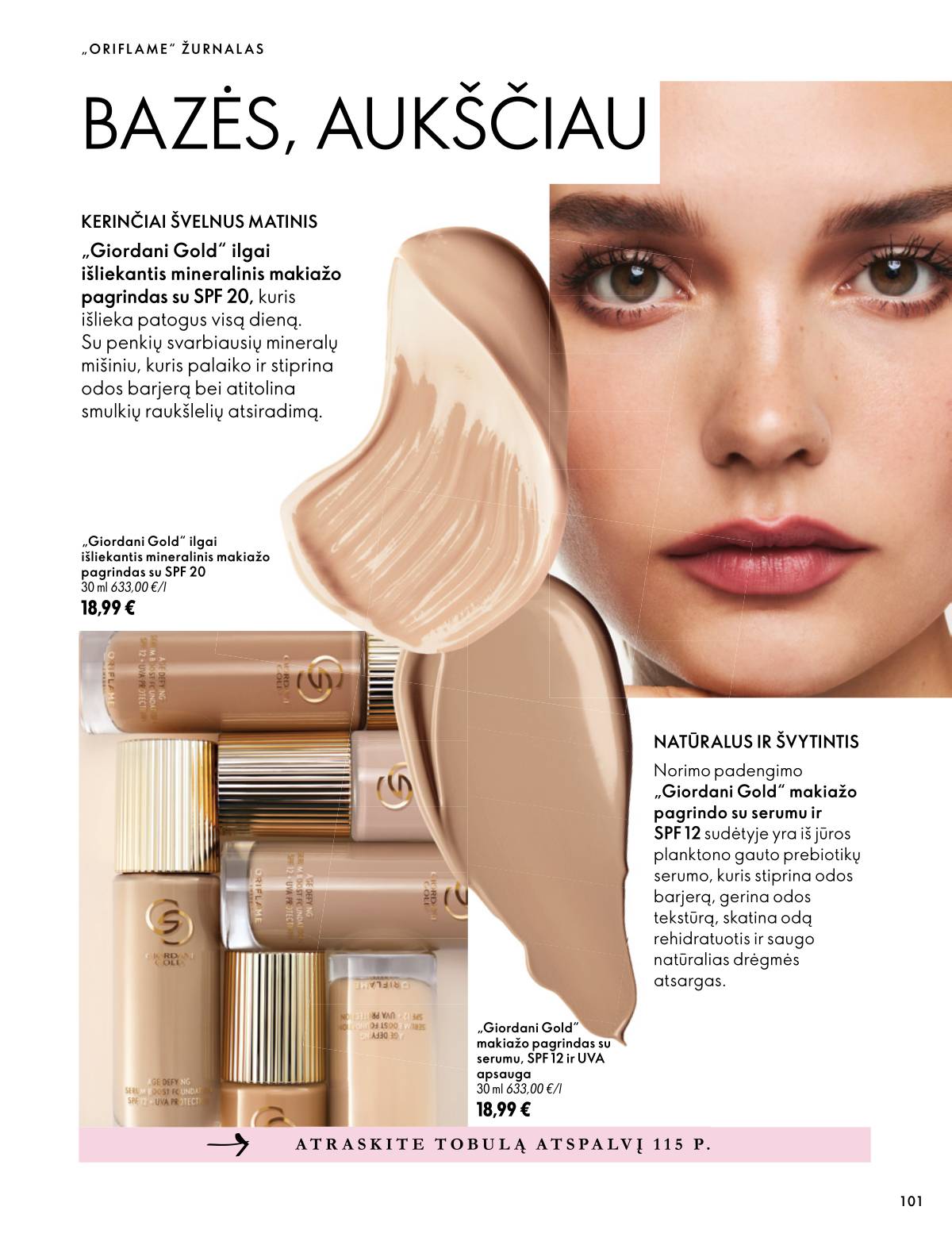 Oriflame - Oriflame akcijų katalogas 101 puslapis