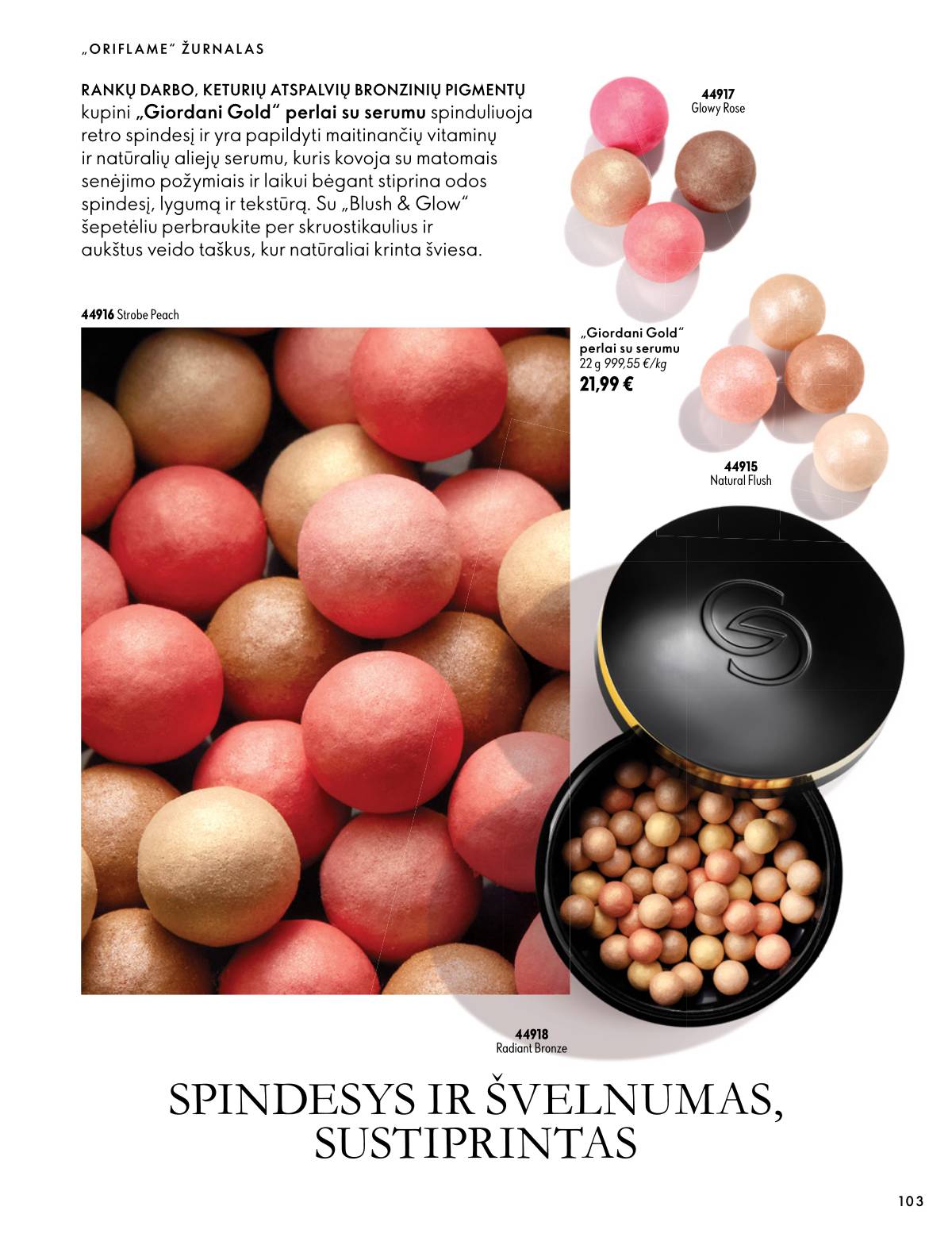 Oriflame - Oriflame akcijų katalogas 103 puslapis