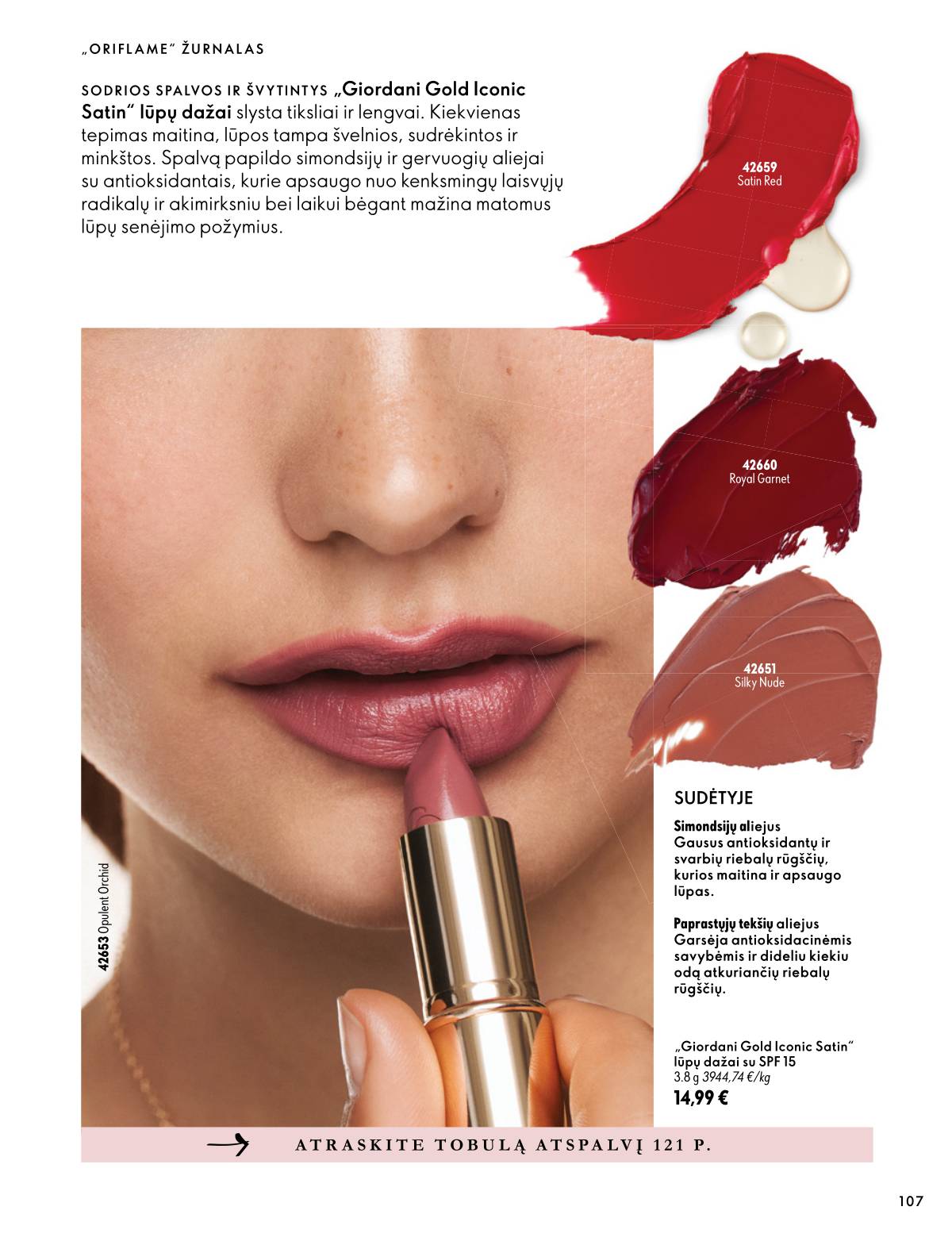 Oriflame - Oriflame akcijų katalogas 107 puslapis