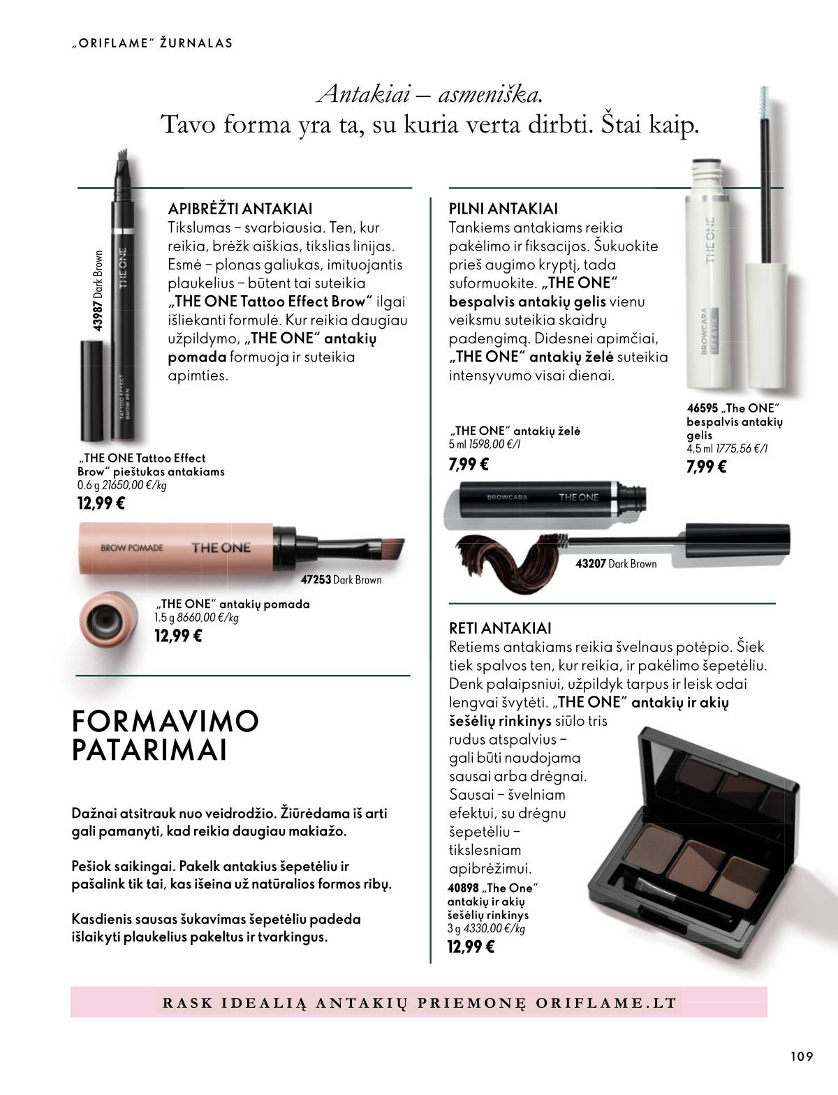 Oriflame - Oriflame akcijų katalogas 109 puslapis