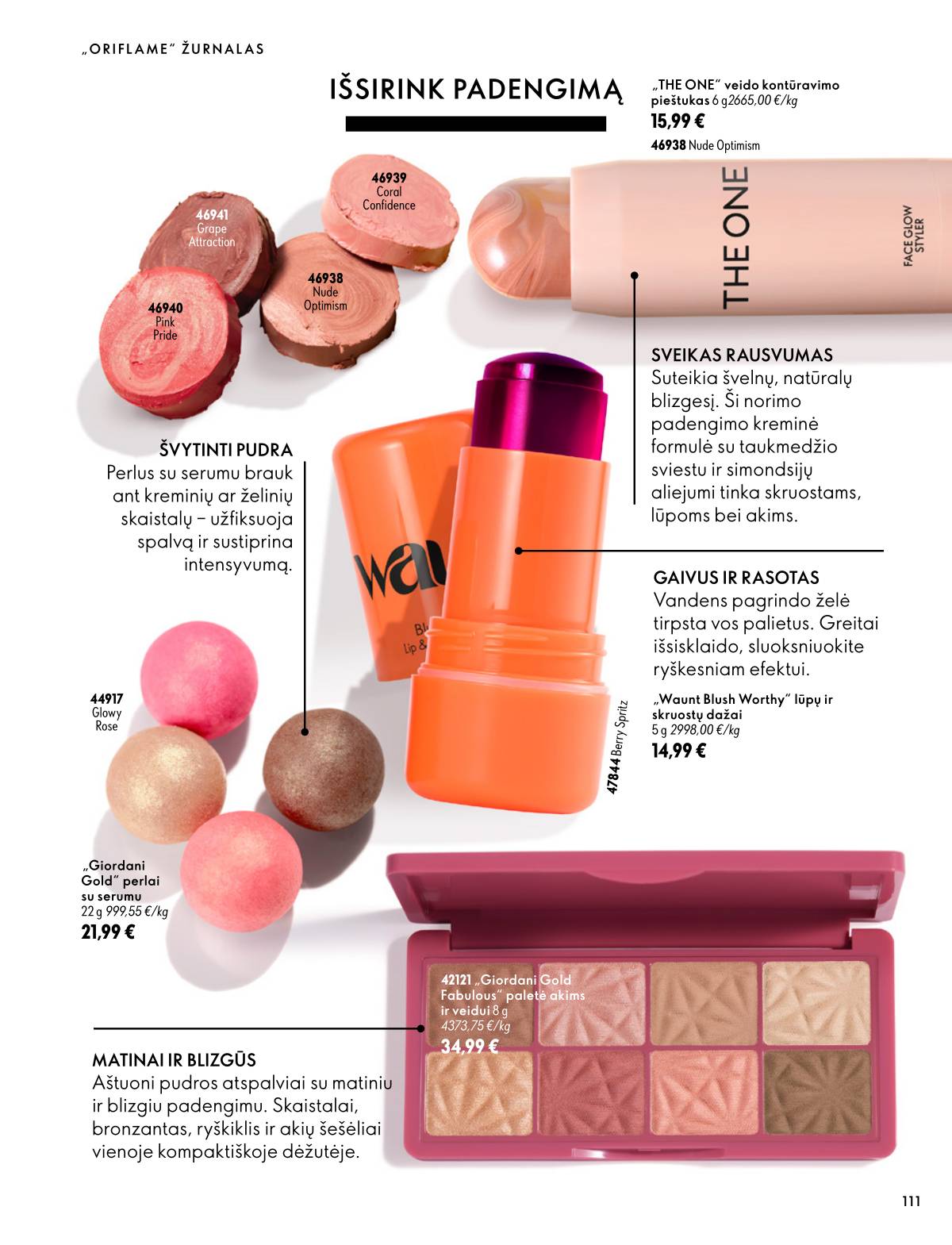 Oriflame - Oriflame akcijų katalogas 111 puslapis