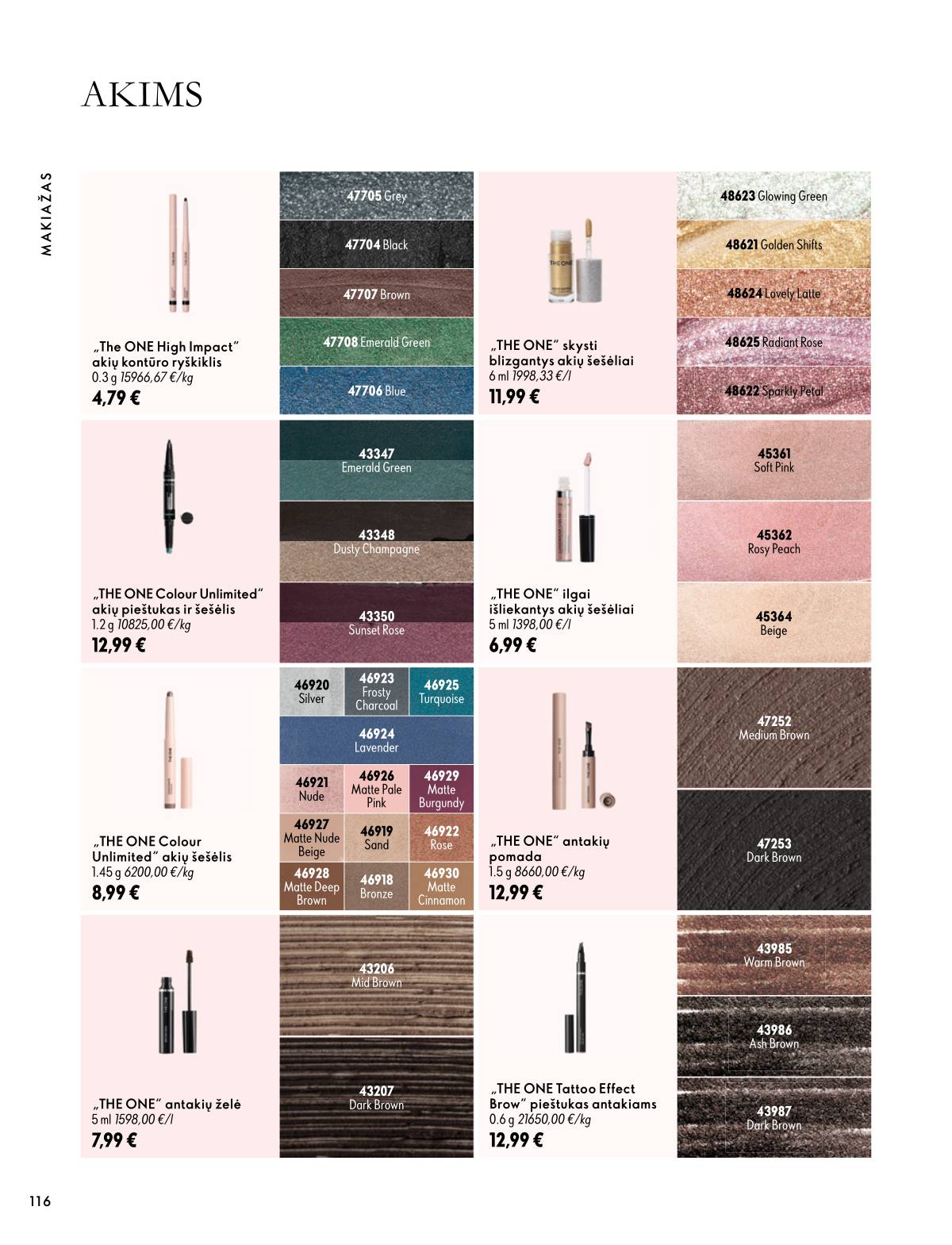 Oriflame - Oriflame akcijų katalogas 116 puslapis