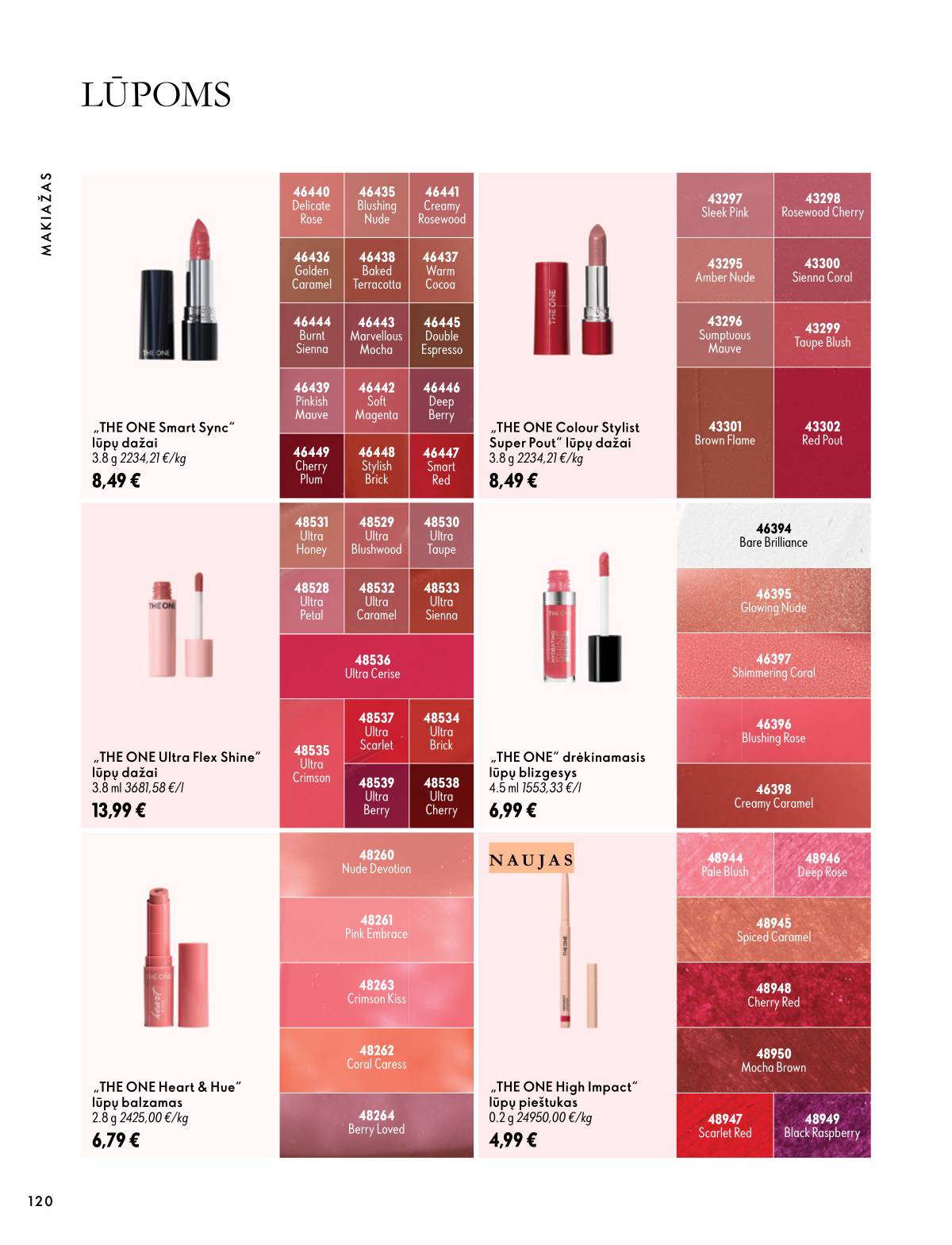 Oriflame - Oriflame akcijų katalogas 120 puslapis