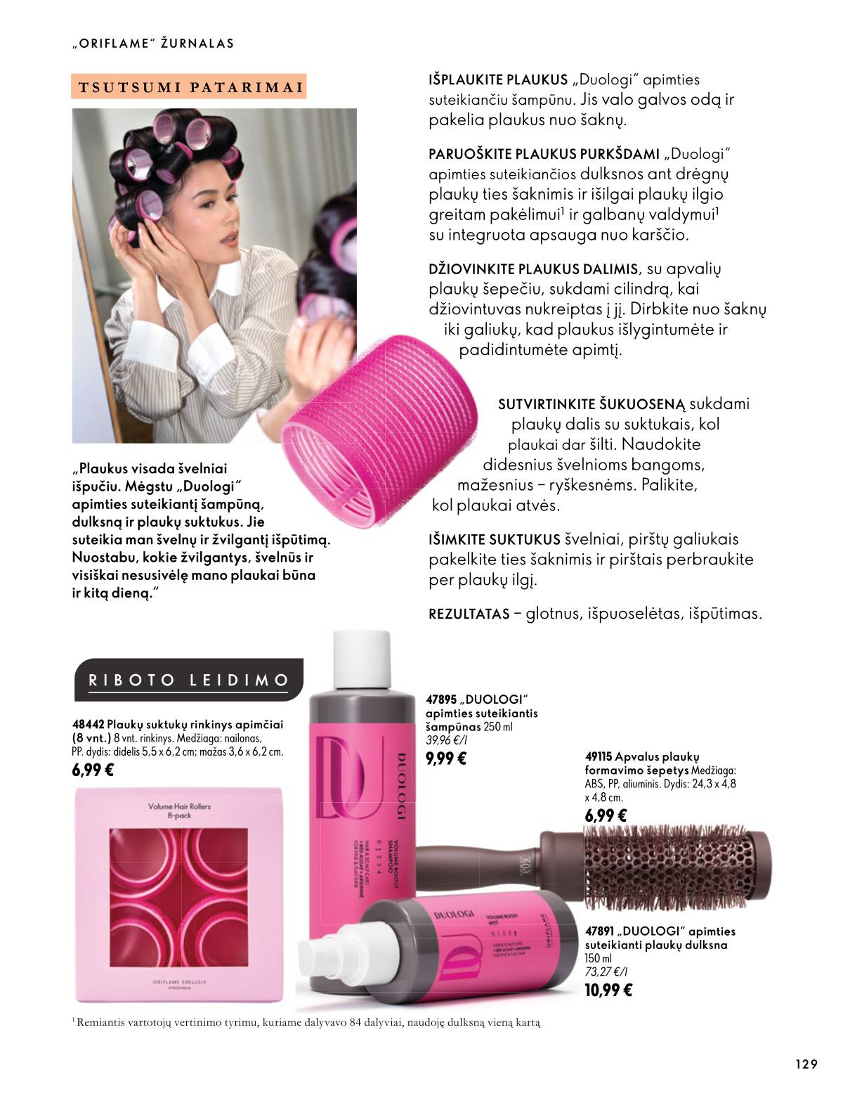 Oriflame - Oriflame akcijų katalogas 129 puslapis