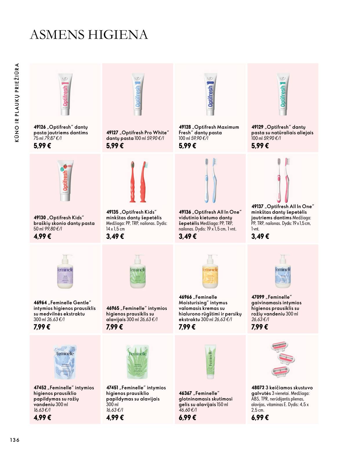 Oriflame - Oriflame akcijų katalogas 136 puslapis