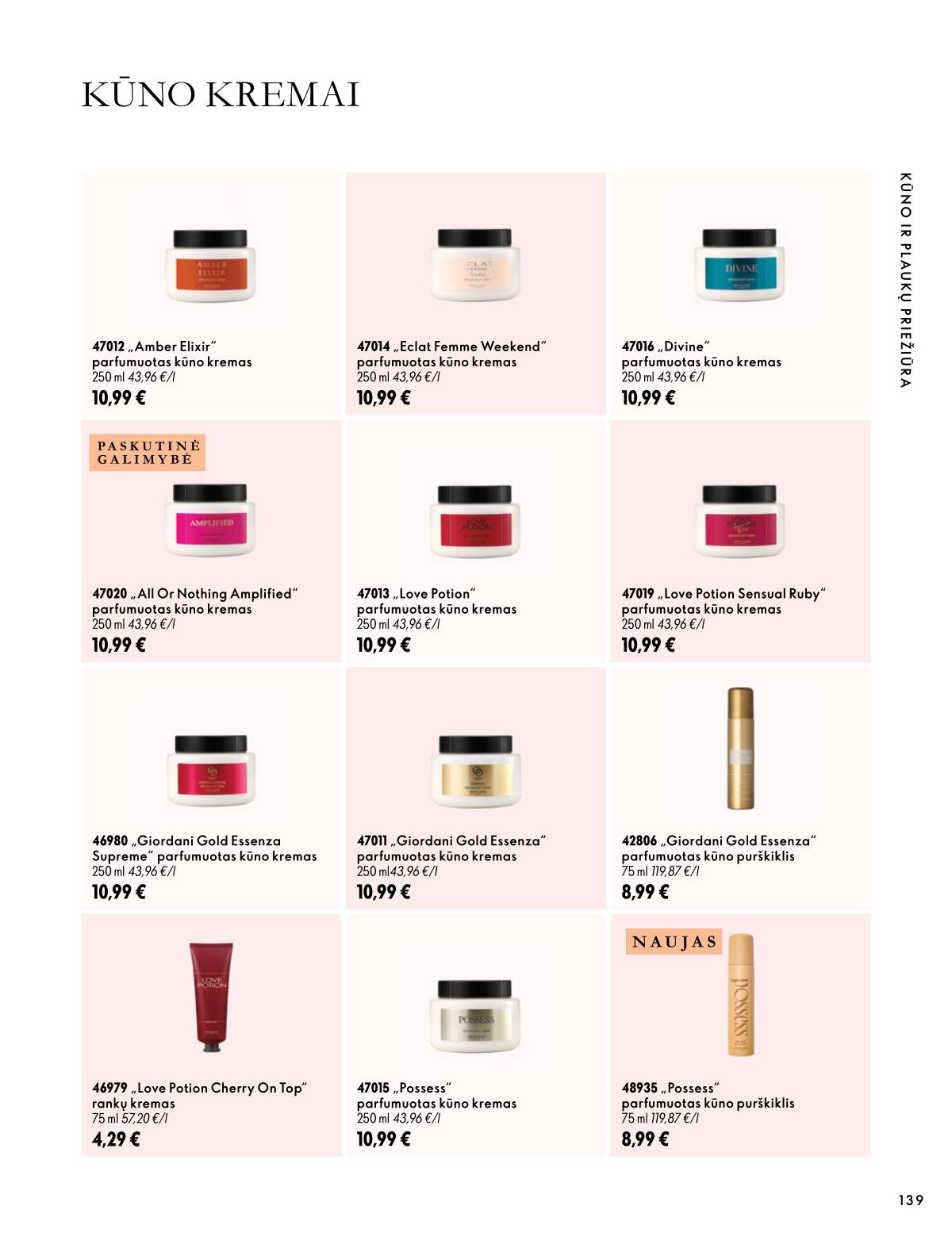Oriflame - Oriflame akcijų katalogas 139 puslapis