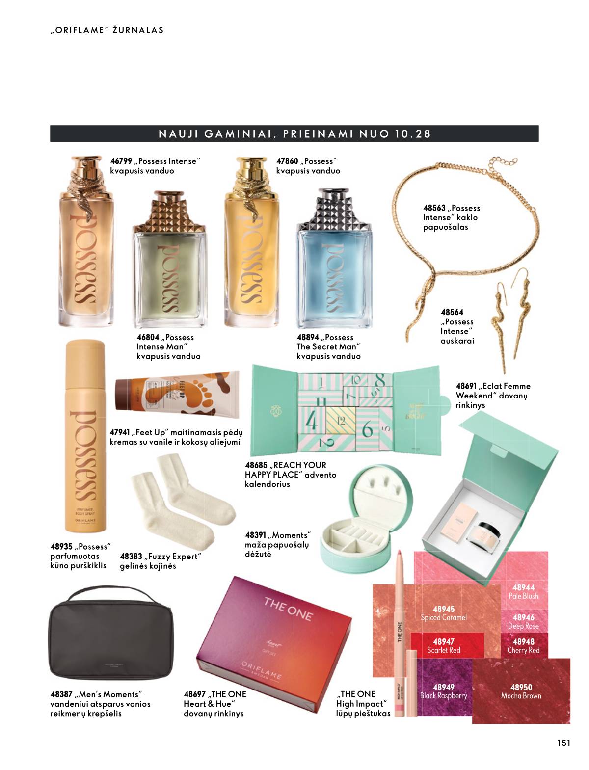 Oriflame - Oriflame akcijų katalogas 151 puslapis