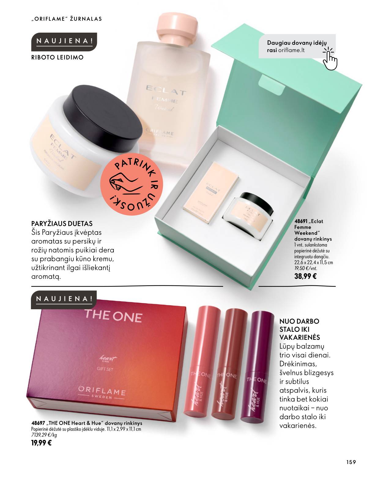 Oriflame - Oriflame akcijų katalogas 159 puslapis