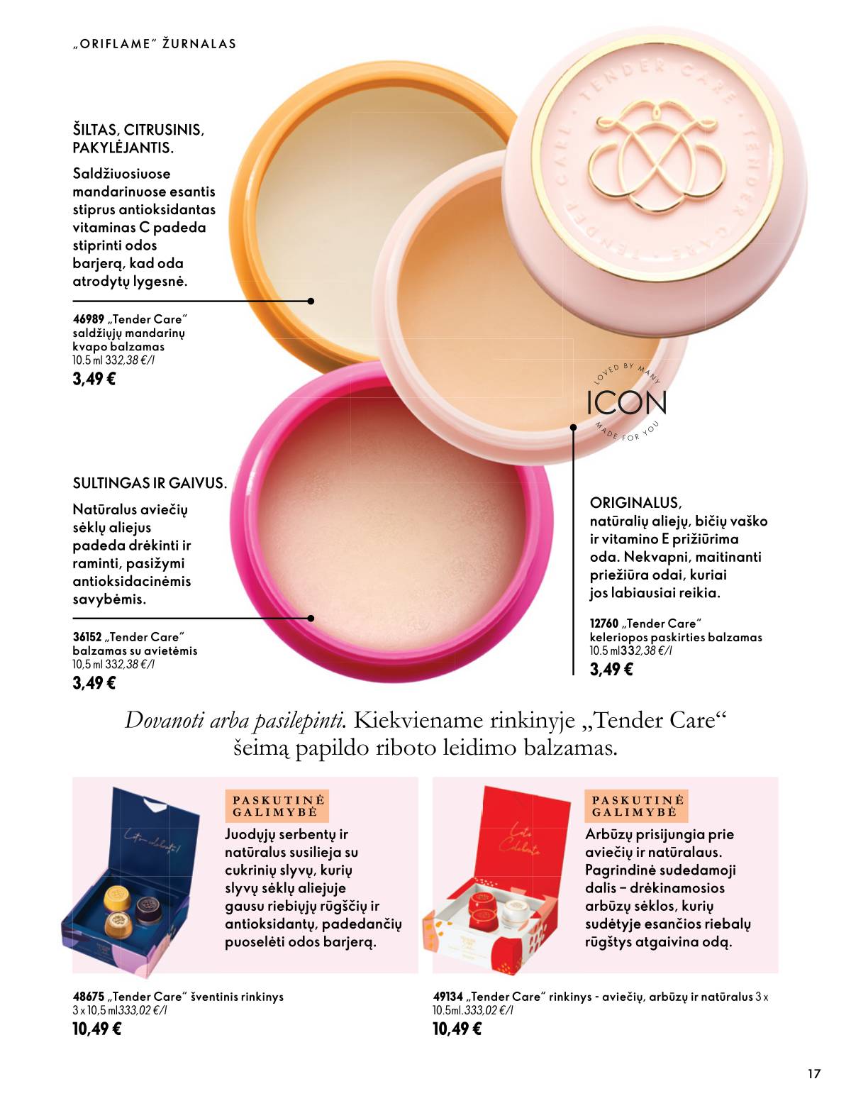 Oriflame - Oriflame akcijų katalogas 17 puslapis