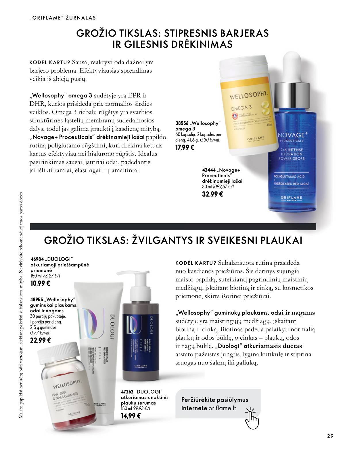 Oriflame - Oriflame akcijų katalogas 29 puslapis