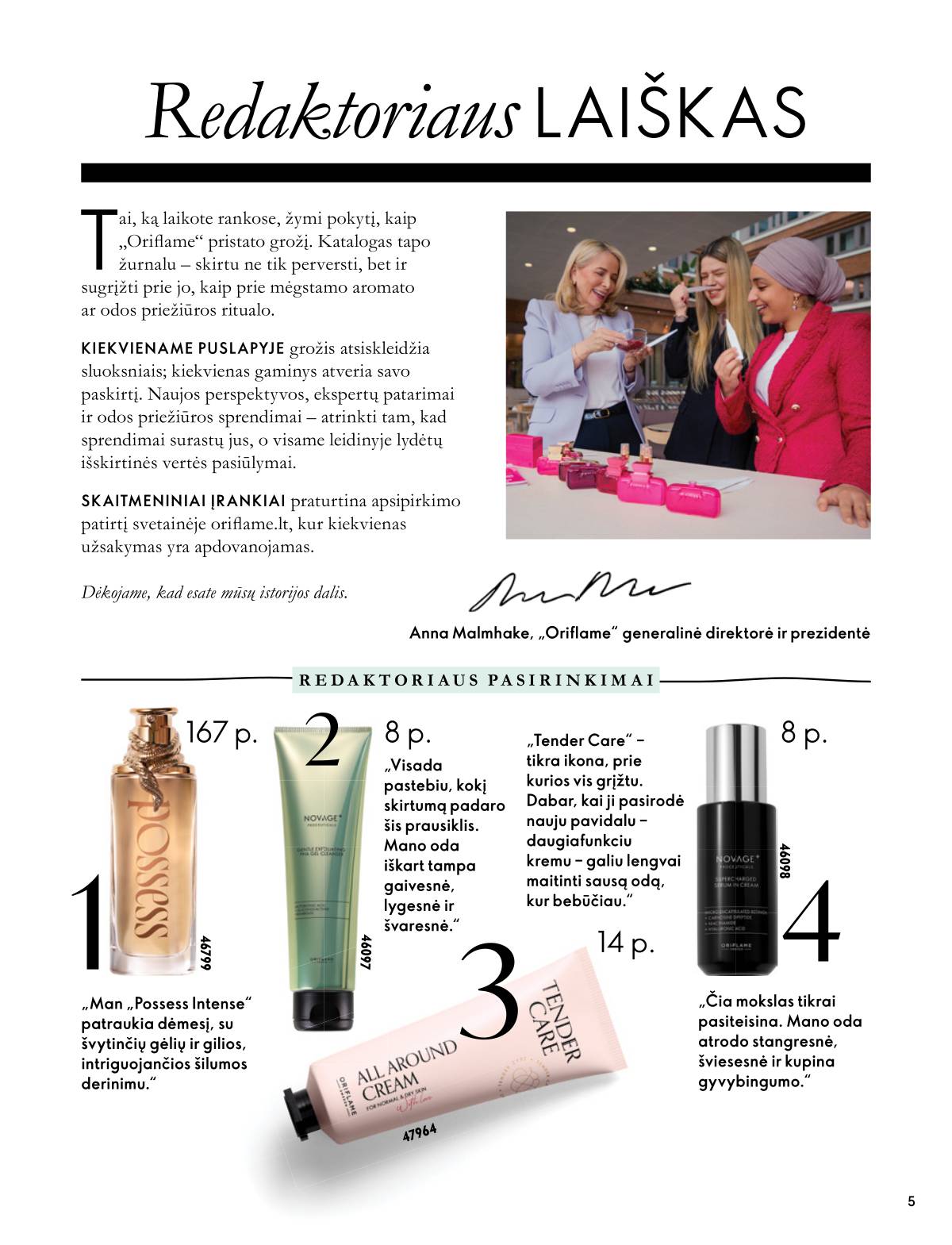 Oriflame - Oriflame akcijų katalogas 5 puslapis