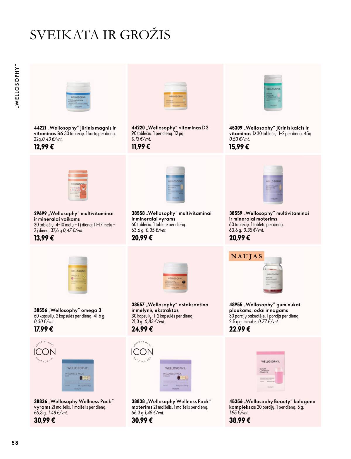 Oriflame - Oriflame akcijų katalogas 58 puslapis