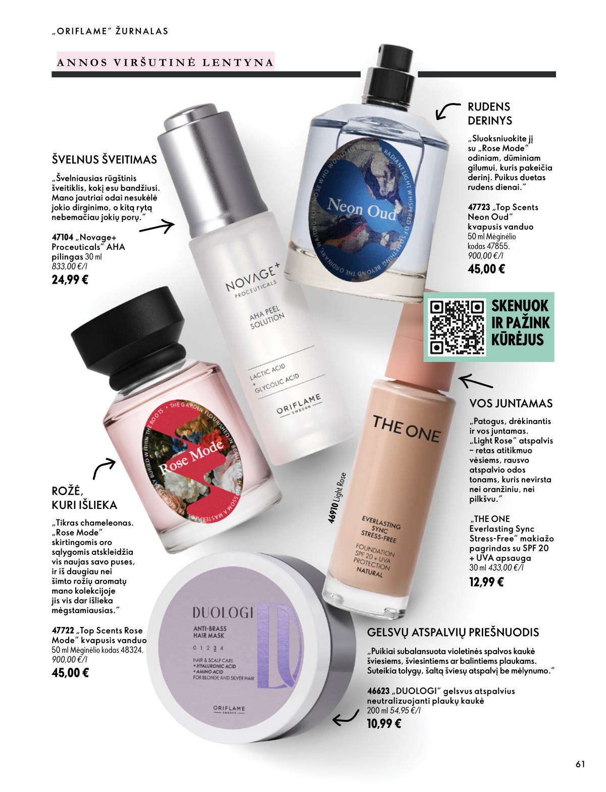 Oriflame - Oriflame akcijų katalogas 61 puslapis