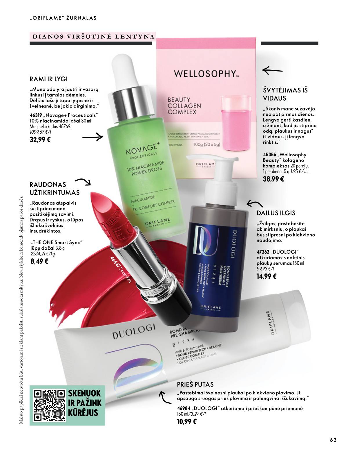 Oriflame - Oriflame akcijų katalogas 63 puslapis