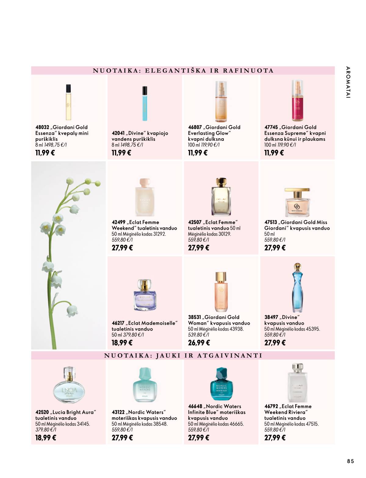 Oriflame - Oriflame akcijų katalogas 85 puslapis