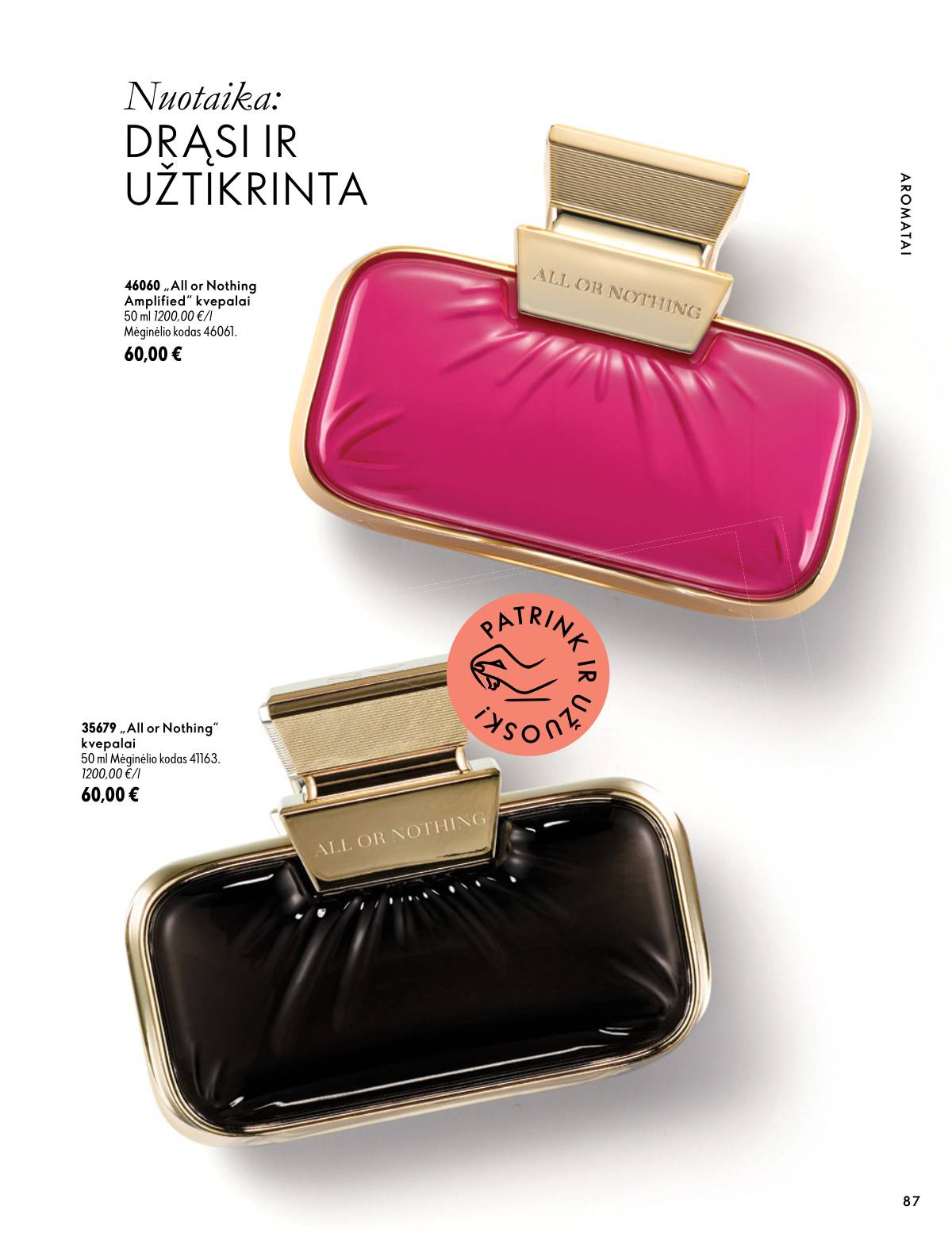Oriflame - Oriflame akcijų katalogas 87 puslapis