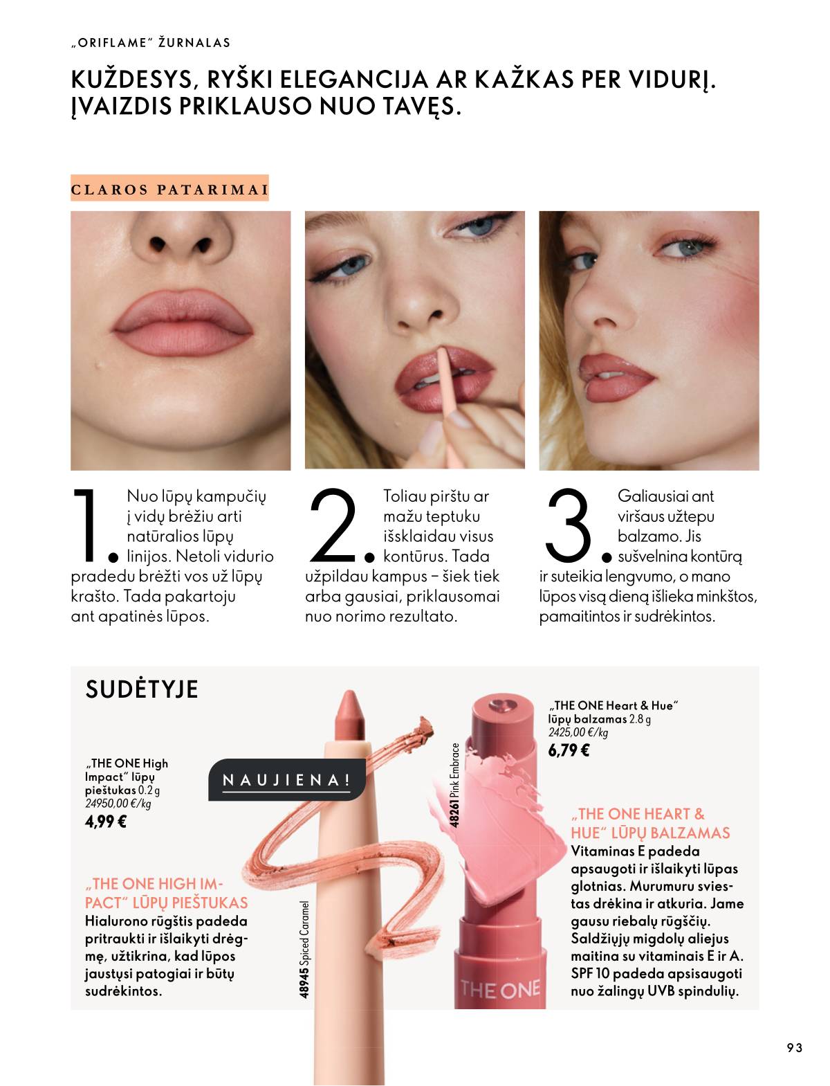 Oriflame - Oriflame akcijų katalogas 93 puslapis