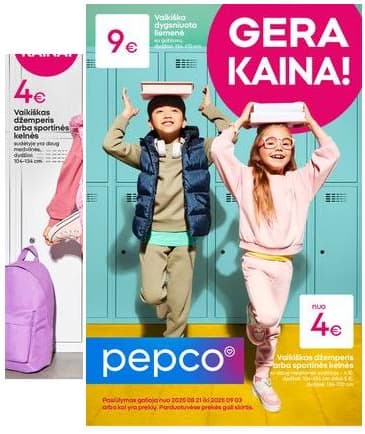 PEPCO - PEPCO leidinys - Žemų kainų mokykla 2025-08-21 – 2025-09-03