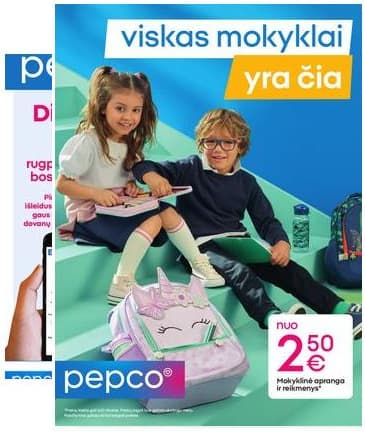 PEPCO - PEPCO leidinys - Parduotuvė atidaroma rugpjūčio 29 d. 10.00 val., Smėlynės g. 85, Panevėžys 2025-08-22 – 2025-09-05