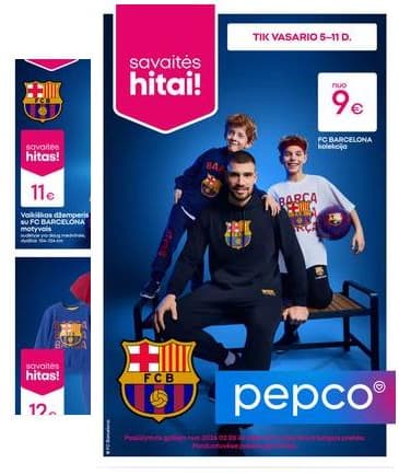 PEPCO - PEPCO leidinys - FC BARCELONA kolekcija 2026-02-05 – 2026-02-11