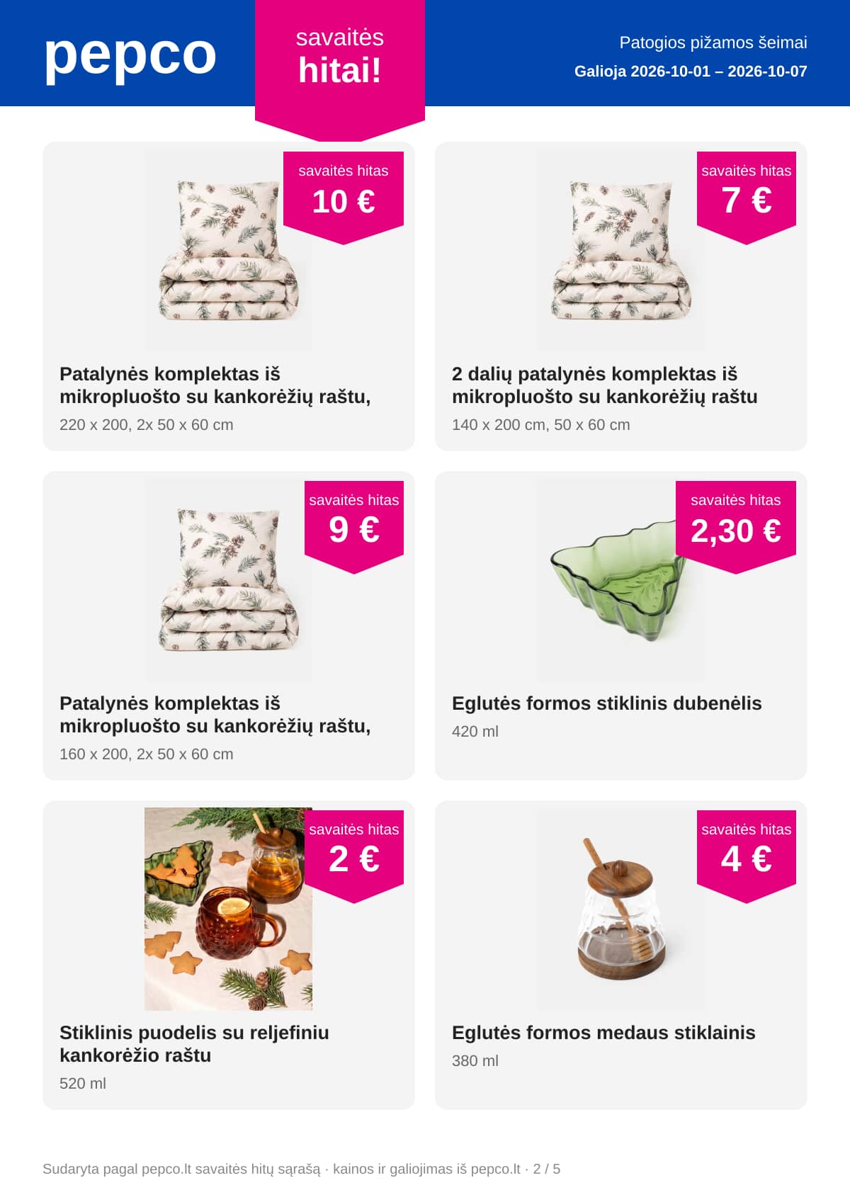 PEPCO - PEPCO savaitės hitai 2 puslapis