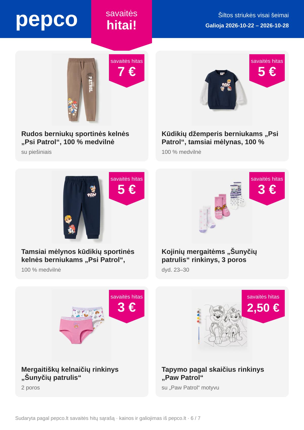 PEPCO - PEPCO savaitės hitai 6 puslapis