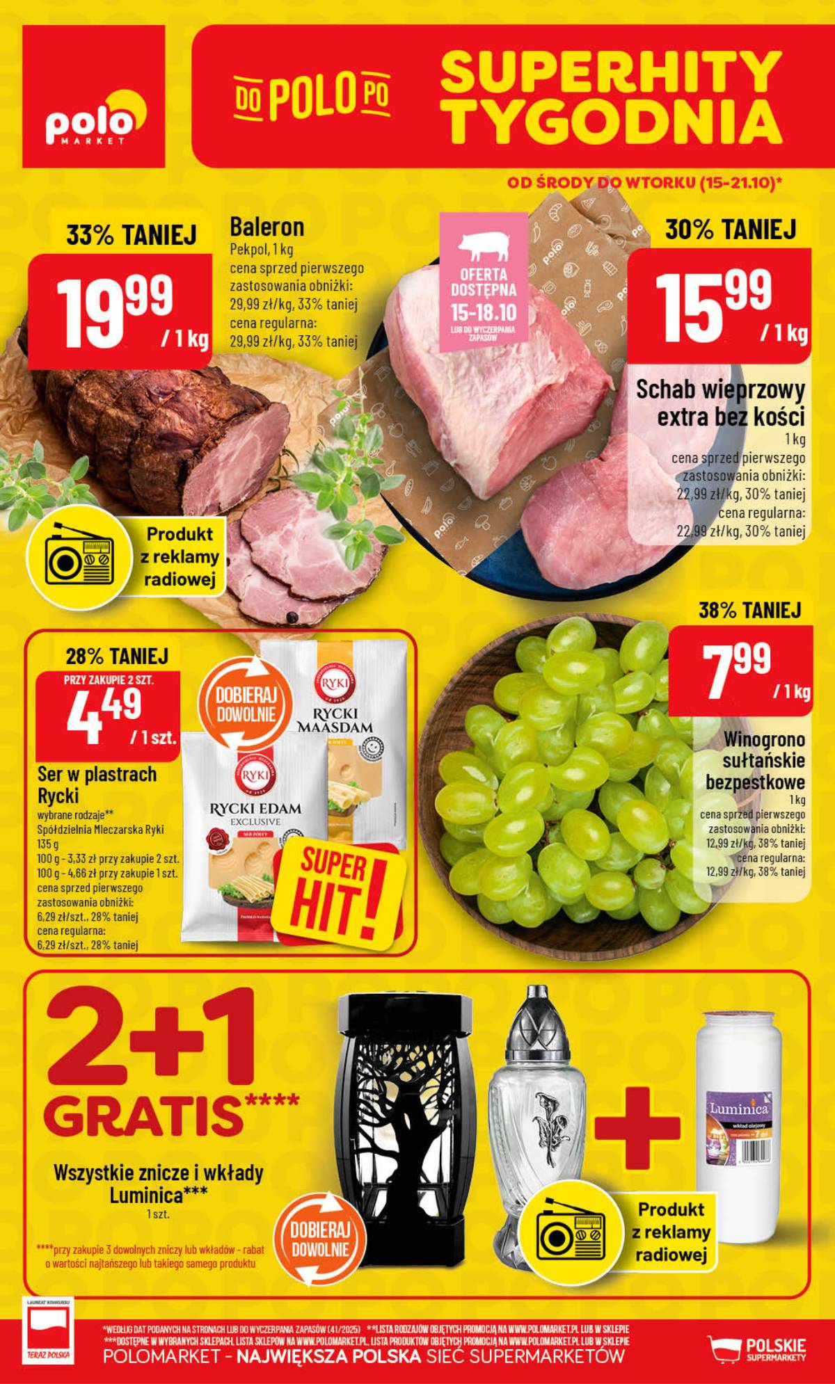 POLOmarket - Gazetka POLOmarket 1 puslapis